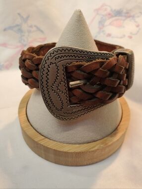 Fossil Vintage Leather Belt Cuff